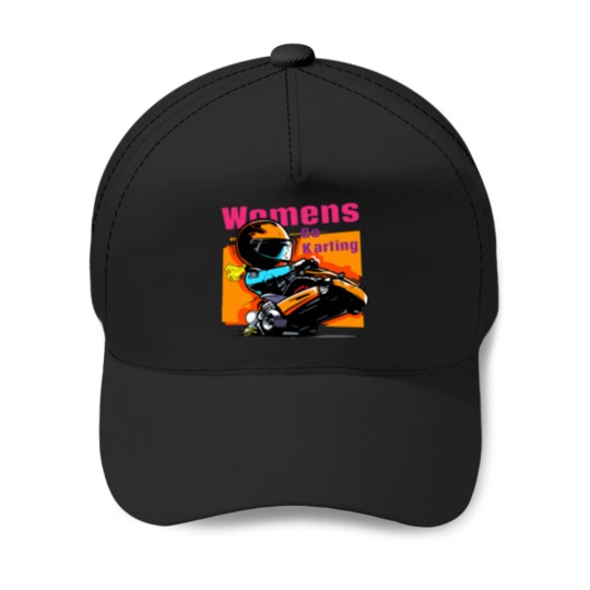 Discover Womens go karting Baseball Caps
