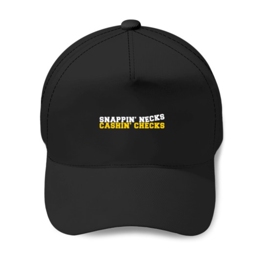 Discover Snappin Necks Cashin Checks Baseball Caps