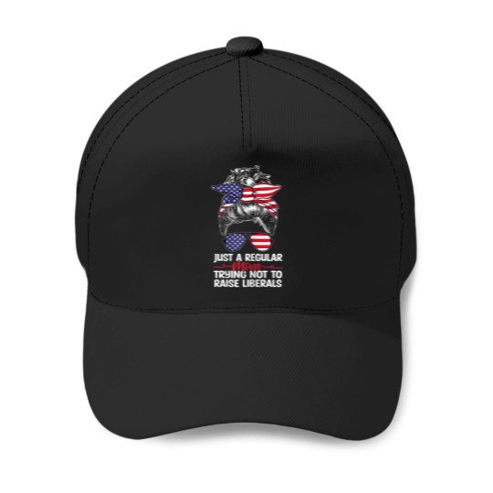 Discover Womens Just A Regular Mom Trying Not To Raise Li Baseball Caps