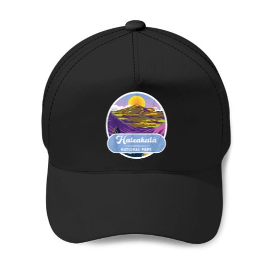 Discover Vintage Mountain Haleakala National Park Tshirt Baseball Caps