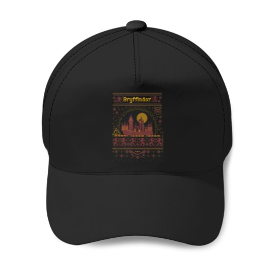 Discover à motif de pull de noël laid gryffondor Baseball Caps