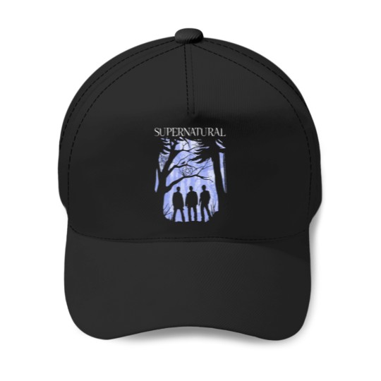 Discover Supernatural Silhouettes Logo Premium Baseball Caps