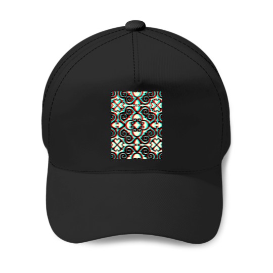 Discover Carpet Pattern 4303 Baseball Caps
