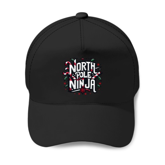 Discover North Pole Ninja - Festive Stealth Baseball Caps