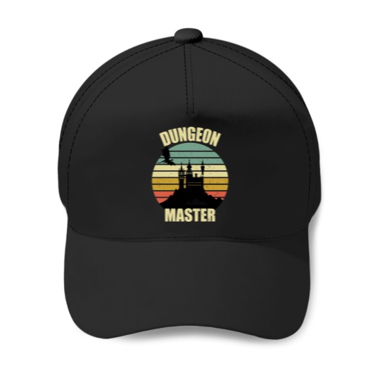 Discover Dungeon Master - Bez I'm DM Smiles Retro Dragon Baseball Caps