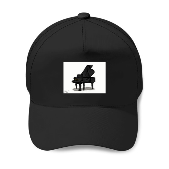 Discover Piano Sticker (2) Baseball Caps