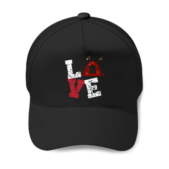 Discover i love camping apparel for camping lovers Baseball Caps