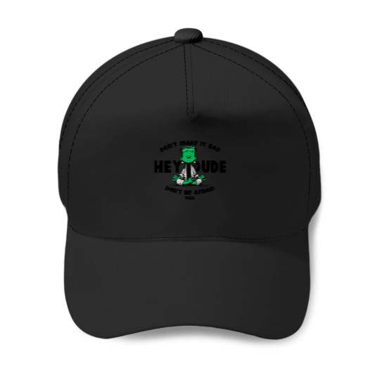Discover Dude Meditation Frankestein Baseball Caps