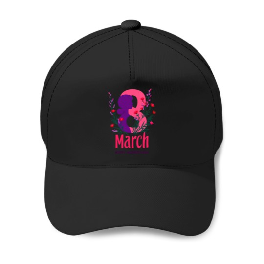 Discover 8 March Happy Womans Day 2025 International Womens Day Baseball Caps