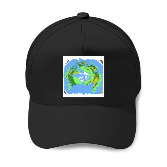 Discover North Pole Centred Fantasy Map 1743 Baseball Caps