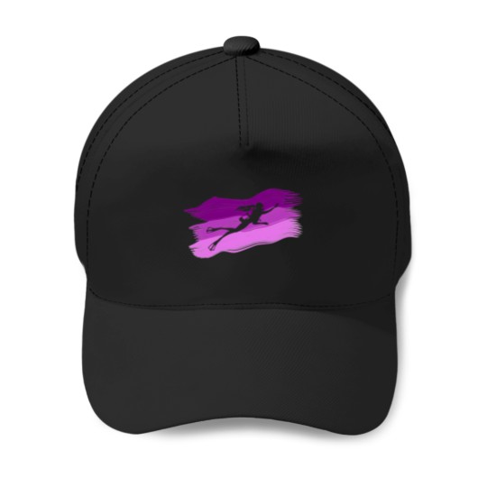 Discover Female Scuba Diver Baseball Caps