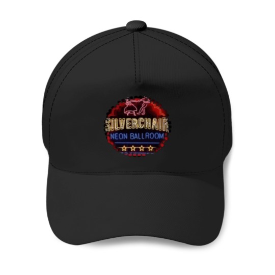 Discover JohnHA Men_s Silverchair Neon Ballroom Cotton s Black Baseball Caps