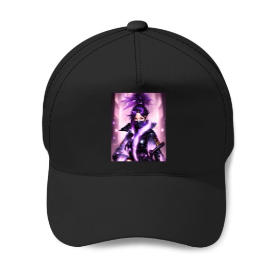 Discover Shadows Of The Moon Kuro No Krin Black Aurosra Baseball Caps