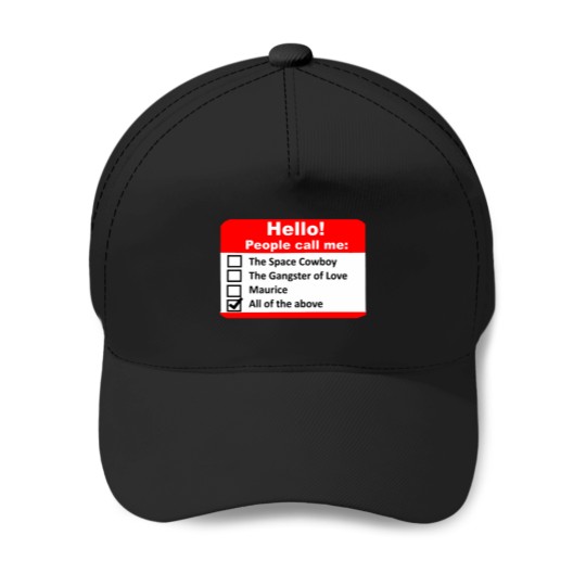 Discover Hello People Call Me - Name Tag Baseball Caps