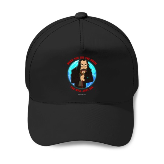 Discover Inside Job - Keanu Reeves Vampiric Baseball Caps