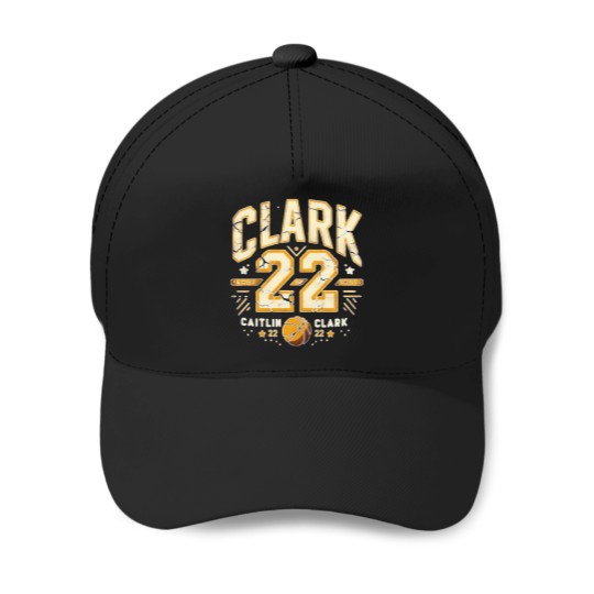 Discover Clark 22 Caitlin Clark 22 signature T-Shirt Baseball Caps