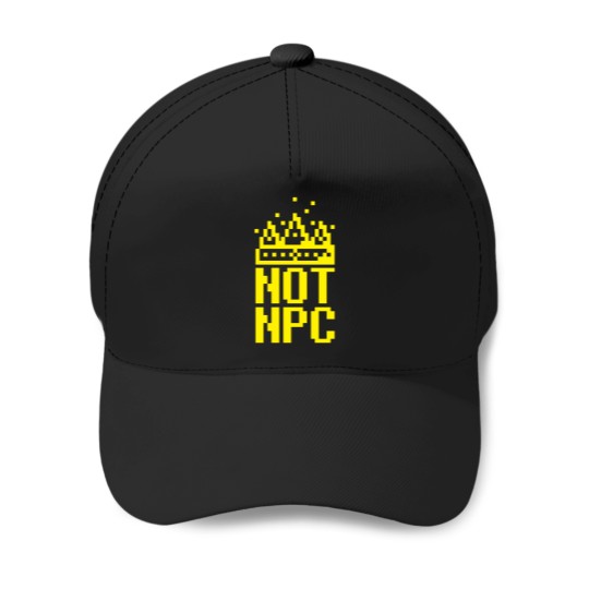 Discover Not Npc (3) Baseball Caps