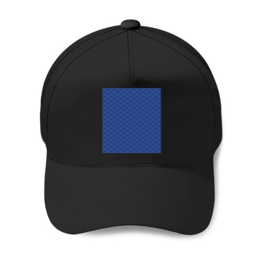 Discover Blue-Suede-Textured-And-Pattern. T-Shirt Baseball Caps
