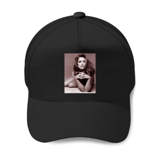 Discover Cindy Crawford  Black and White Classic T-Shirt Baseball Caps