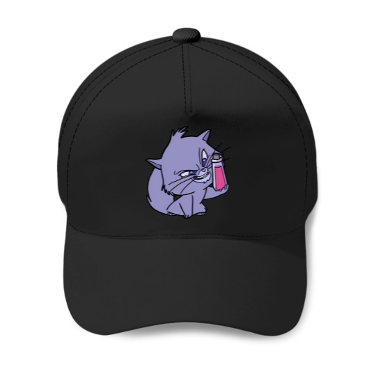 Discover Yzma Cat With Poison Bottle Baseball Caps