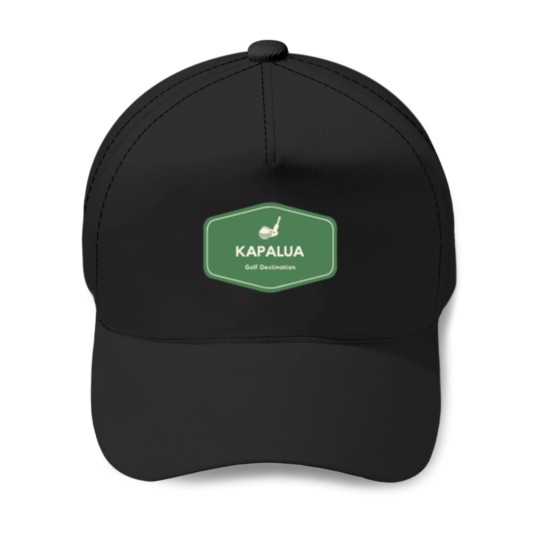 Discover Kapalua In Hawaii United States - Golf Course Travel Destination Logo Baseball Caps