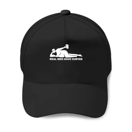 Discover Dad Bod Real Men Have Curves Baseball Caps