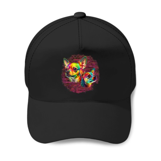 Discover Chihuahua Pop Art Colorful Cute Chiwawa Dog 29 Baseball Caps