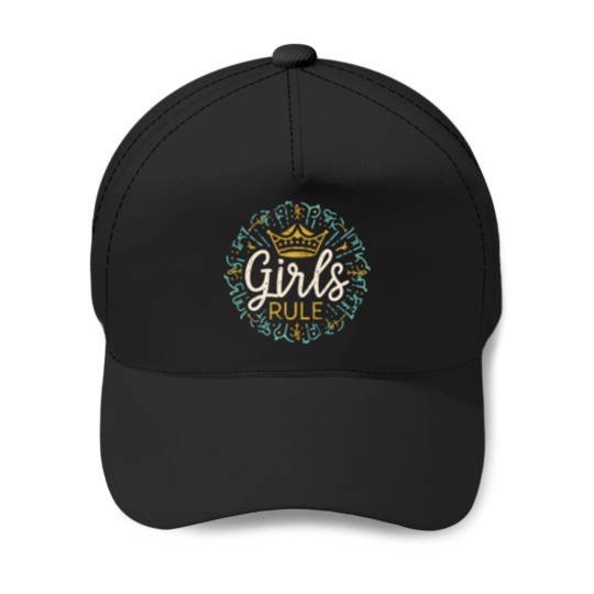 Discover girl rule Baseball Caps