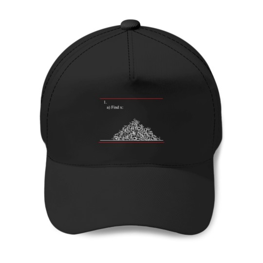 Discover Math Problem   T-Shirt Baseball Caps