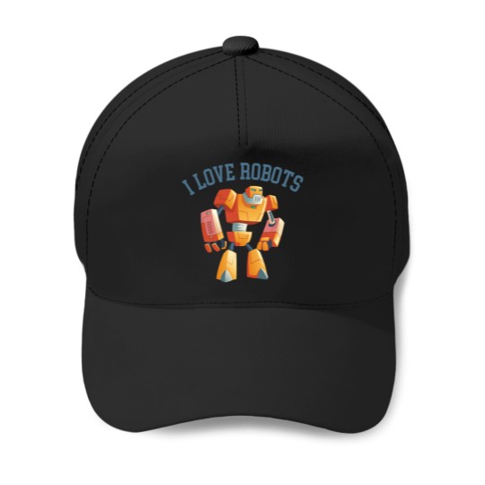 Discover robot robots Baseball Caps