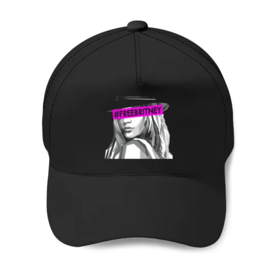Discover Free Britney 2021 - Free Britney Pop Art (1) T-Shirt Baseball Caps