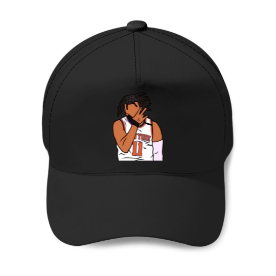 Discover Jalen Brunson 3 Point Celebration T-Shirt Baseball Caps