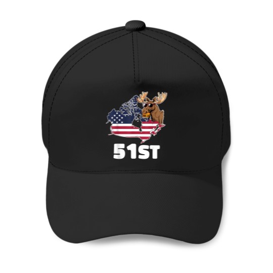 Discover canada 51st us state funny united states buying canada Baseball Caps