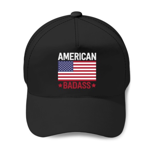 Discover Patriots Day American Badass Baseball Caps