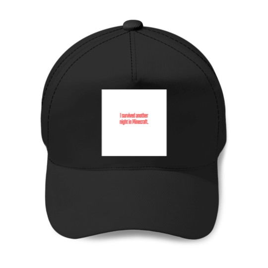 Discover Minecraft Survivor Baseball Caps