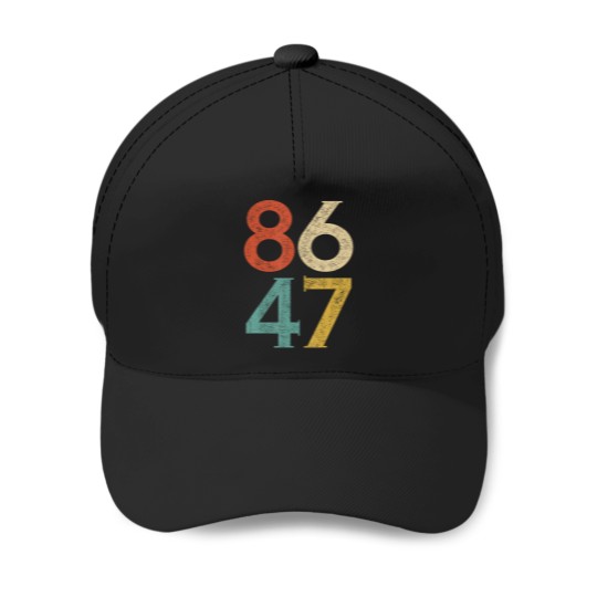 Discover Classic Vintage 80S Style 86 47 Anti Trump T-Shirt Baseball Caps