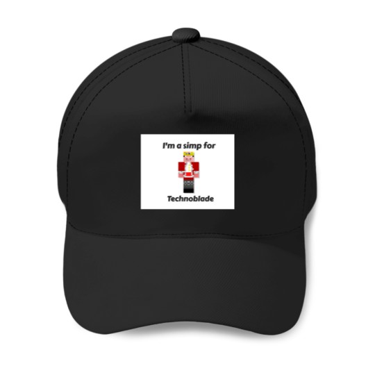 Discover I'M A Simp For Technoblade (White Base) (1) Baseball Caps