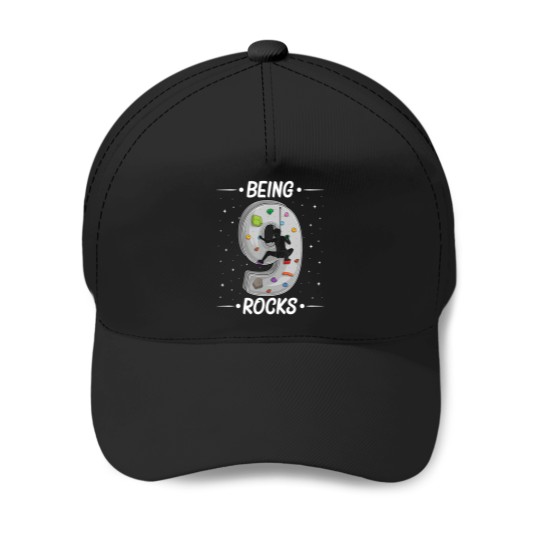 Discover 9 year old rock climbing 9th birthday Adventures Climber Baseball Caps