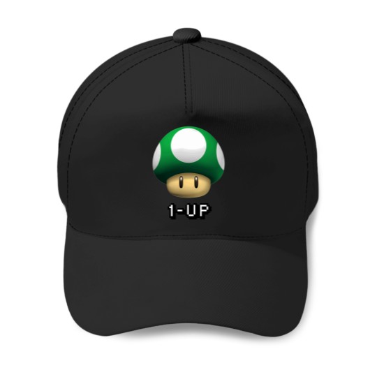 Discover 1 Up Shroom T-Shirt Baseball Caps
