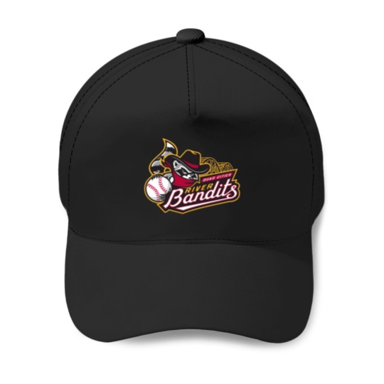 Discover The-Quad-Cities-River-Bandits- Logo   T-Shirt Baseball Caps