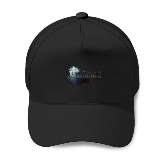 Discover Final Fantasy Xv Logo Hyper Colorized Baseball Caps