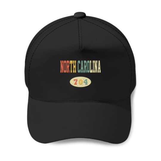 Discover Norths Carolinas 704 areas codes Baseball Caps