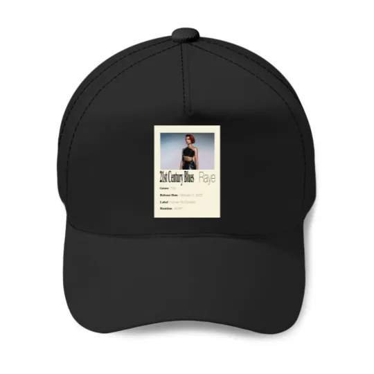 Discover 21st Century Blues Poster Baseball Caps