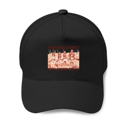 Discover Homeland Security Fighting Terrorism Native American Indian  T-Shirt 2 1441 Baseball Caps