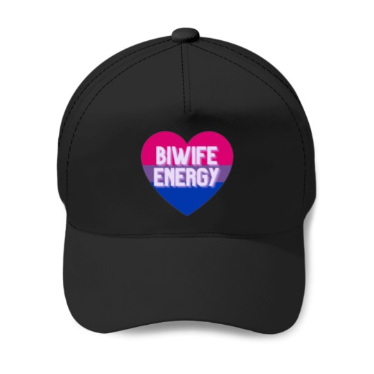 Discover bi wife energy 3 Baseball Caps
