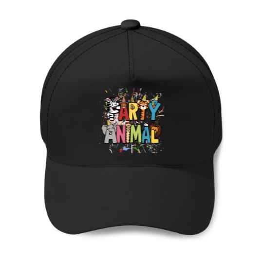 Discover Party Animal Baseball Caps