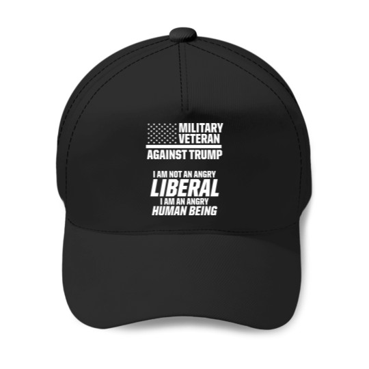 Discover Military Veterans Against Trump 2020 Liberal Usa Election Baseball Caps
