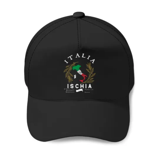 Discover Ischia Italy Vacation Souvenir Baseball Caps