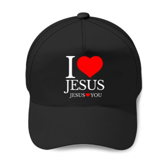 Discover I Love Jesus Jesus Loves You Christian Baseball Caps