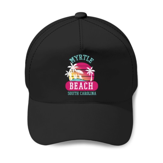 Discover Retro Cool Myrtle Beach Mens Womens Sc Beaches Baseball Caps